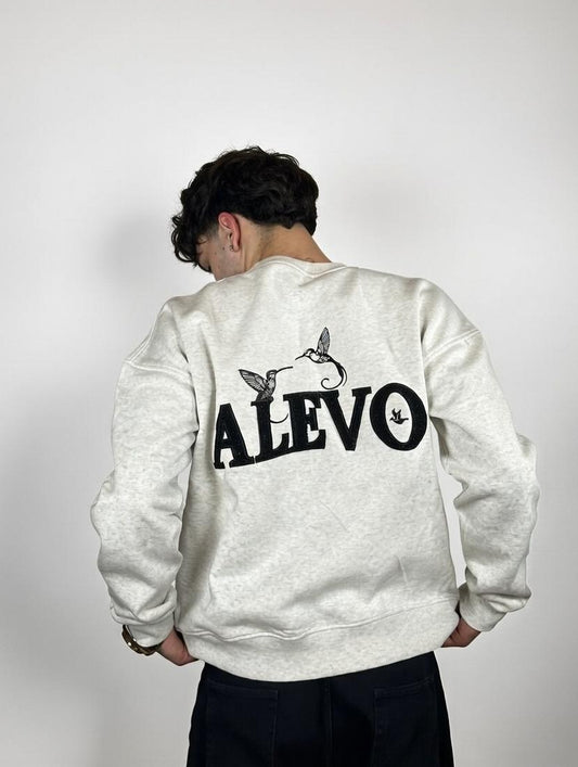 Graues ALEVO Sweatshirt (Heather Grey) – clean und hochwertig